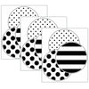 Black, White & Stylish Brights Designer Dots Cut-Outs, 36 Per Pack, 3 Packs