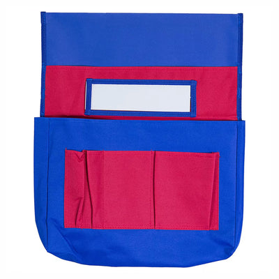 Chairback Buddy™ Pocket Chart, Blue-Red, Pack of 2