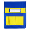 Chairback Buddy™ Pocket Chart, Blue-Yellow, Pack of 2