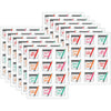 Black, White & Stylish Brights Motivators Stickers, 72 Per Pack, 12 Packs