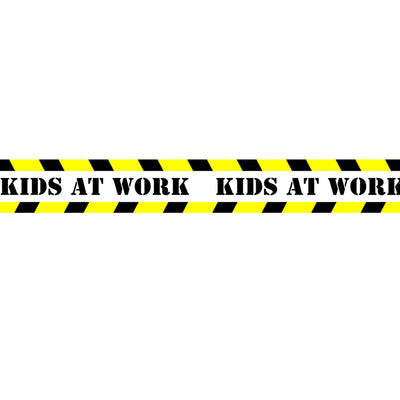 Kids at Work Straight Border, 36 Feet Per Pack, 6 Packs