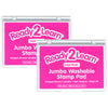 Jumbo Washable Stamp Pad - Hot Pink - Pack of 2