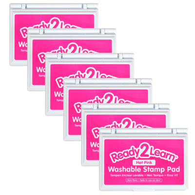 Washable Stamp Pad - Hot Pink - Pack of 6