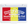 Washable Stamp Pad 3-in-1 - Primary Colors - Red, Yellow & Blue - Pack of 3