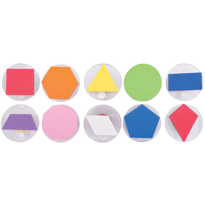Giant Stampers - Geometric Shapes - Filled In - Set of 10