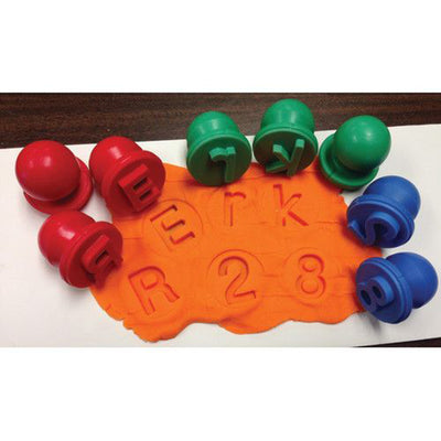 Easy Grip Dough and Paint Stampers - Alphabet - Upper Case - Set of 27