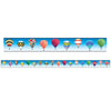 Borders-Trims, Magnetic, Rectangle Cut - 1-1-2" x 24", Hot Air Balloon Theme, 24' per Pack, 2 Packs