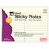 Sticky Notes, 4" x 6" Lined, 12 Pads