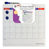 Magnetic Dry Erase Calendar with Marker-Eraser and 2 Magnets, 14" x 14", Pack of 6