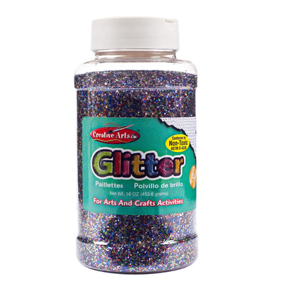 Creative Arts™ Glitter, 1 lb. Bottle, Multi-Color, Pack of 3