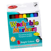 Creative Arts™ Washable Markers Broad Tip, Assorted Colors, 8 Per Box, 12 Boxes