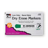 Dry Erase Markers, Barrel Style, Chisel Tip, Green, 12 Per Box, 3 Boxes