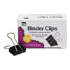Binder Clips, Mini, 1-4" Capacity, 12 Per Box, 48 Boxes