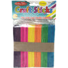 Colored Craft Sticks, Regular Size, 4-1-2" x 3-8", 150 Per Pack, 12 Packs