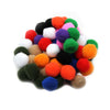 Pom-Poms 1", Assorted Colors, 50 Per Pack, 12 Packs