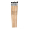 Flat Tip Easel Paint Brushes, 1-4", 12 Per Set, 6 Sets