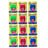 3 Hole Pencil Sharpener w-catcher, Assorted Colors, 12 per Pack, 2 Packs