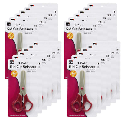 Kid Cut Plastic Scissors in Assorted Colors, Pack of 24