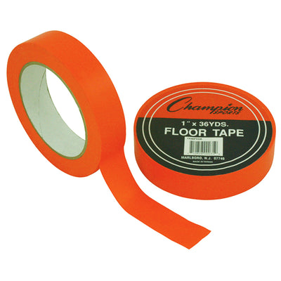 Floor Marking Tape, 1" x 36 yd, Orange, 6 Rolls