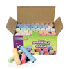 Sidewalk Chalk, Assorted Colors, 4", 37 Pieces Per Pack, 3 Packs