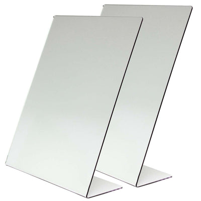 One-Sided Self-Portrait Mirror, 8-1-2" x 11", Pack of 2