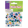 Wiggle Eyes, Multi-Color, Assorted Sizes, 100 Per Pack, 6 Packs