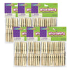 Spring Clothespins, Natural, Extra-Large, 3-3-8", 50 Per Pack, 6 Packs