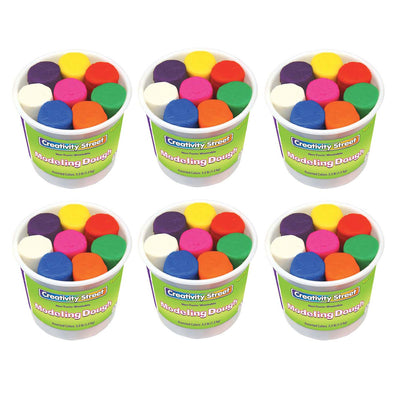 Modeling Dough, 8 Assorted Colors, 4 oz. Per Piece, 8 Pieces Per Pack, 3 Packs