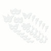 Die-Cut Paper Masks, Mardi Gras Assortment, Assorted Sizes, 24 Pieces Per Pack, 6 Packs