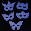 Die-Cut Paper Masks, Mardi Gras Assortment, Assorted Sizes, 24 Pieces Per Pack, 6 Packs