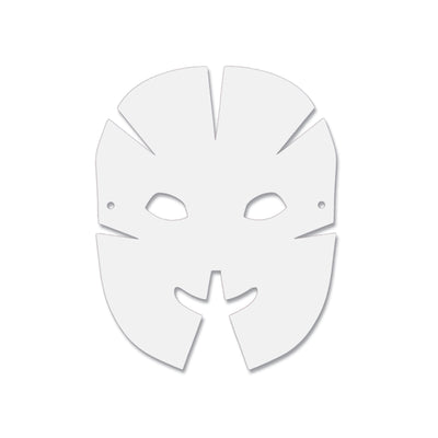 Die-Cut Dimensional Paper Masks, 10-1-2" x 8-1-4", 40 Per Pack, 3 Packs