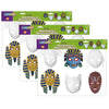 Die-Cut Paper Masks, Multi-Cultural Assortment, Assorted Sizes, 24 Per Pack, 3 Packs