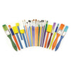 Starter Brush Assortment, Assorted Colors & Sizes, 25 Brushes