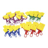Foam Brush Classroom Pack, Assorted Colors & Sizes, 40 Pieces