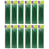 Regular Stems, Dark Green, 12" x 4 mm, 100 Per Pack, 12 Packs