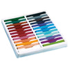 Square Artist Pastels, 24 Assorted Colors, 2-3-8" x 3-8" x 3-8", 24 Pieces Per Pack, 2 Packs