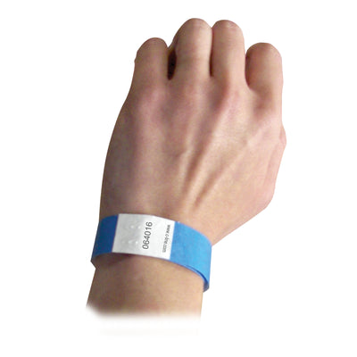DuPont™ Tyvek® Security Wristbands, Blue, 100 Per Pack, 2 Packs