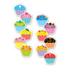 Month Cupcakes 6" Designer Cut-Outs, 36 Per Pack, 3 Packs