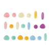 Junior Rainbow Pebbles® - Transparent - Mini Jar - Set of 36