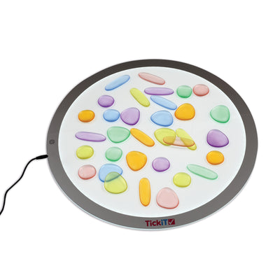 Junior Rainbow Pebbles® - Transparent - Mini Jar - Set of 36