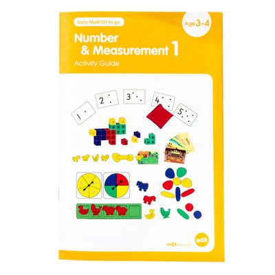 Early Math101 to go - Ages 3-4 - Number & Measurement - In Home Learning Kit for Kids - Homeschool Math Resources with 25+ Guided Activities