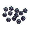 20-Sided Polyhedra Dice, 12 Per Pack, 3 Packs