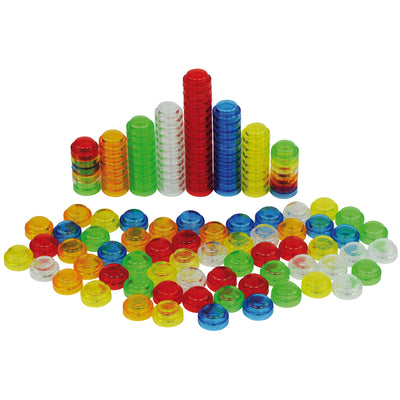 Translucent Stackable Counters - Set of 500