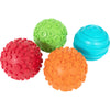 Paint and Dough Texture Spheres, 4 Per Set, 3 Sets