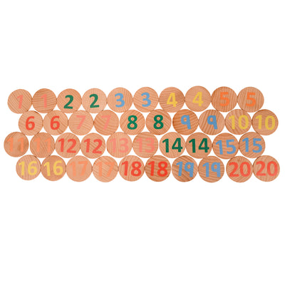 Matching Pairs - Numbers 1-20 - Set of 40
