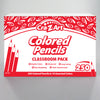 Colored Pencil Classroom Pack, 10 Colors, Box of 250