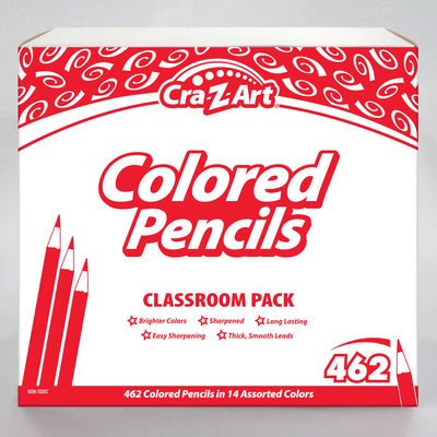 Colored Pencil Classroom Pack, 14 color, Box of 462