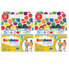 Washable Rainbow Dot Markers, 4 Per Pack, 2 Packs