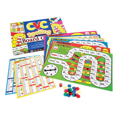 CVC Spelling Board Game