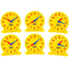 5" Student Clocks, Set of 6